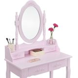 Toaletný stolík Mira - rosa pink 0207-18-01 (28163)