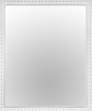 Nástenné zrkadlo LISA biele, 45x55 cm