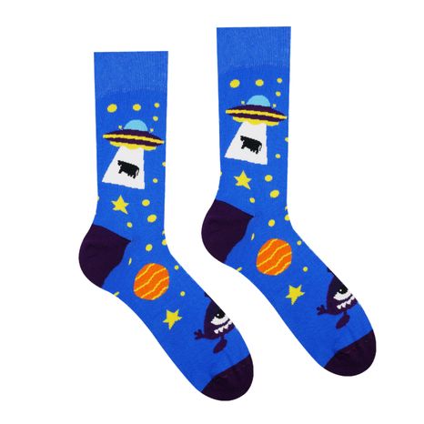 Veselé ponožky - UFO
