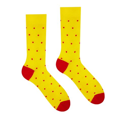 Veselé ponožky - Žltý gentleman
