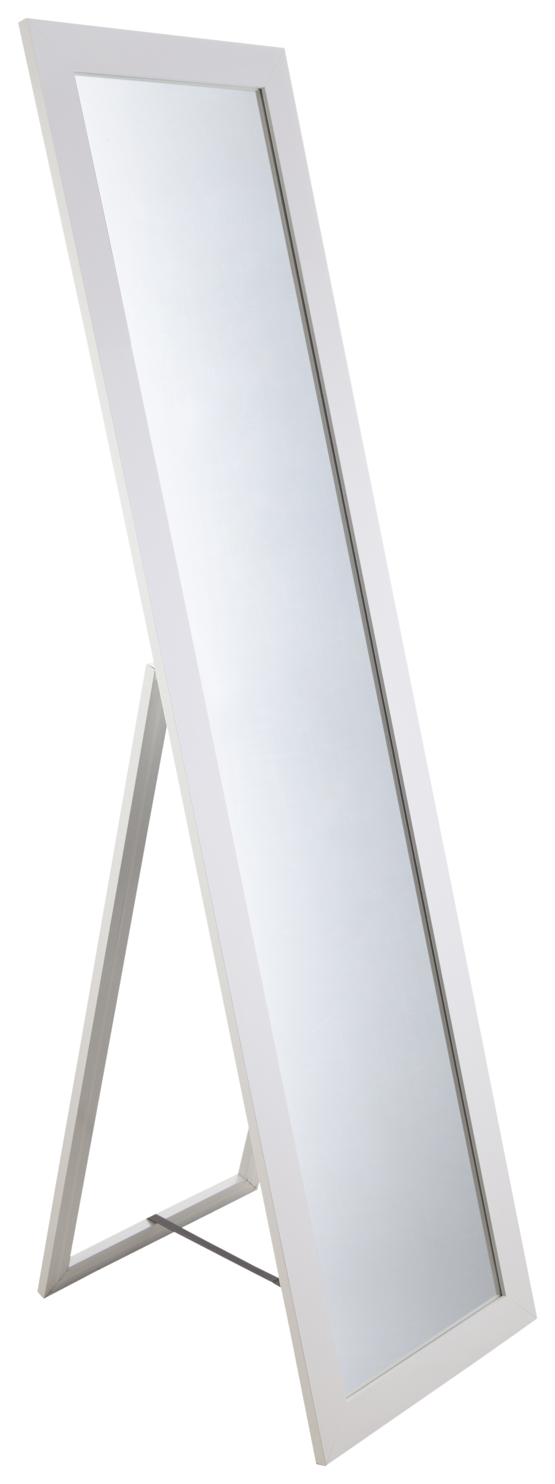 Stojace zrkadlo EMILIA biele, 40x160 cm